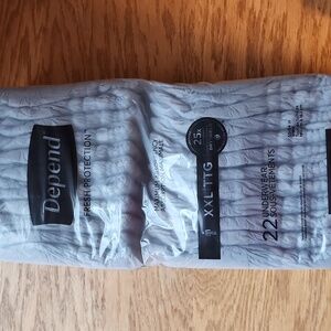 Depend Men's Fresh Protection Underwear - XXL Gray
